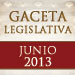Gaceta Legislativa (Junio 2013)