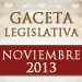 Gaceta Legislativa ( Noviembre 2013)