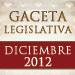 Gaceta Legislativa (Diciembre)