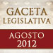 Gaceta Legislativa (Agosto)