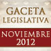 Gaceta Legislativa (Noviembre)