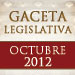 Gaceta Legislativa (Octubre)